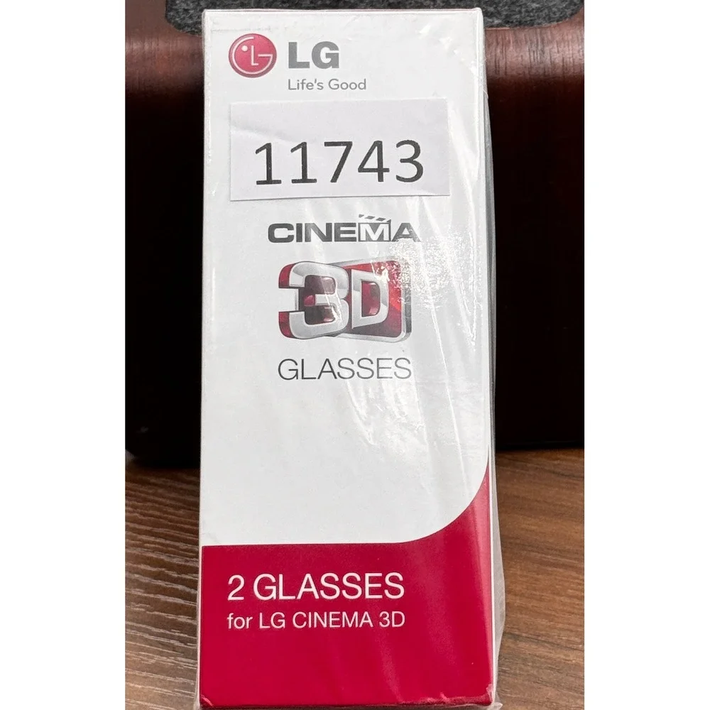 ⁠LG Cinema 3D Glasses AG-F310 2 Pack New In Box Passive 3D TV Glasses⁠